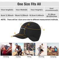 WEST BIKING Summer Men Cap Outdoor Sport Anti-UV Cycling MTB Bike Helmet Hat Ice Silk Mesh Breathable Running Caps With Visor 5