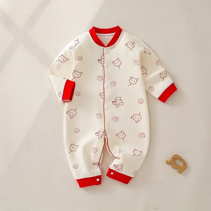 

Baby Boy Clothes 6 To 24 Months Cute Elephant Jumpsuits Cotton Comfortable Newborn Baby Girl Clothes Bodysuits One-pieces Gift