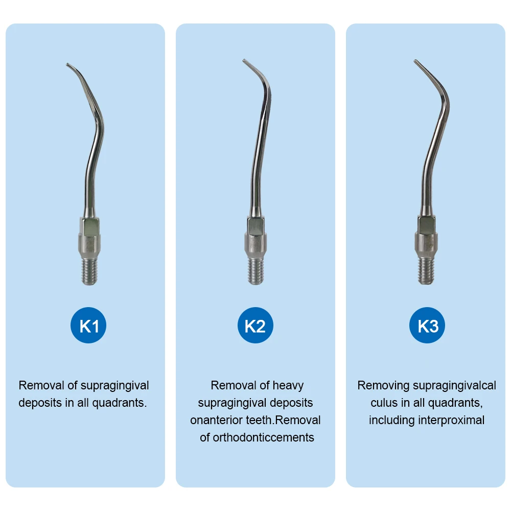 Kv用歯科用エアスケーラー,k1, k2, k3チップ,2, 4穴,歯科用ツール