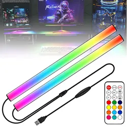 Enhanced Under Monitor LED Light Bar with Remote Control - Ideal for Gaming Setups and Desks (Monitor Light Bar)