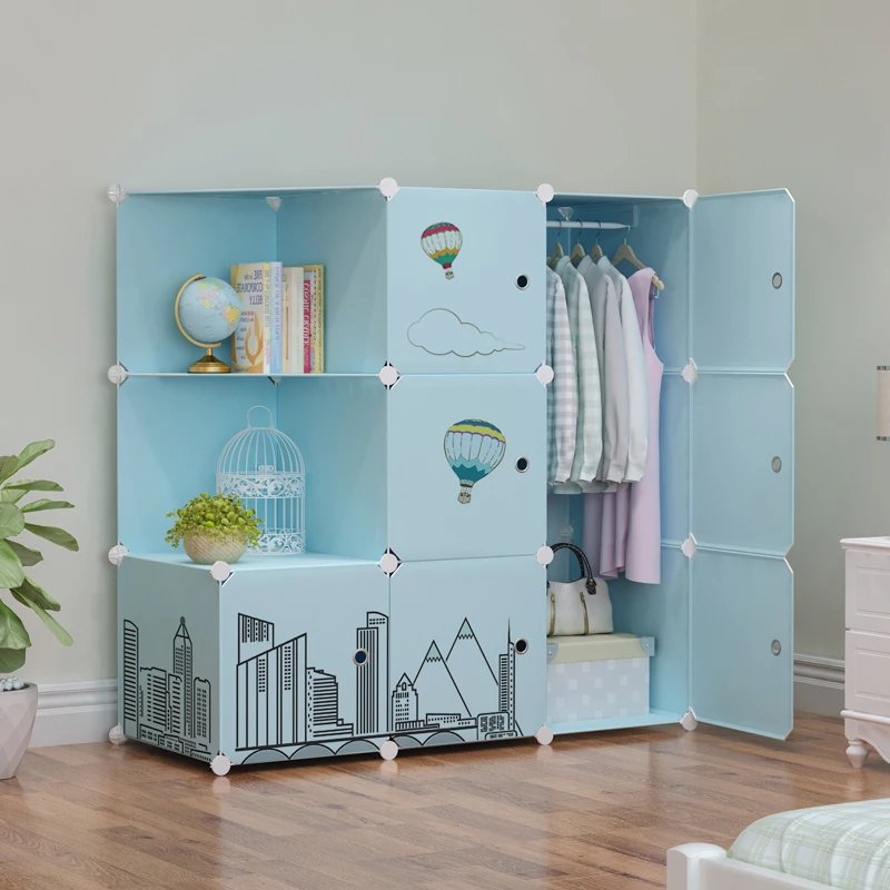 Girl Child Cabinet Closet Kids Children's Playful Organizer Wardrobes Furniture Wardrobe Montessori kinderschrank Baby Room