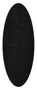 Solid Texture Polyester Square Decorative Throw Pillow, 18 5