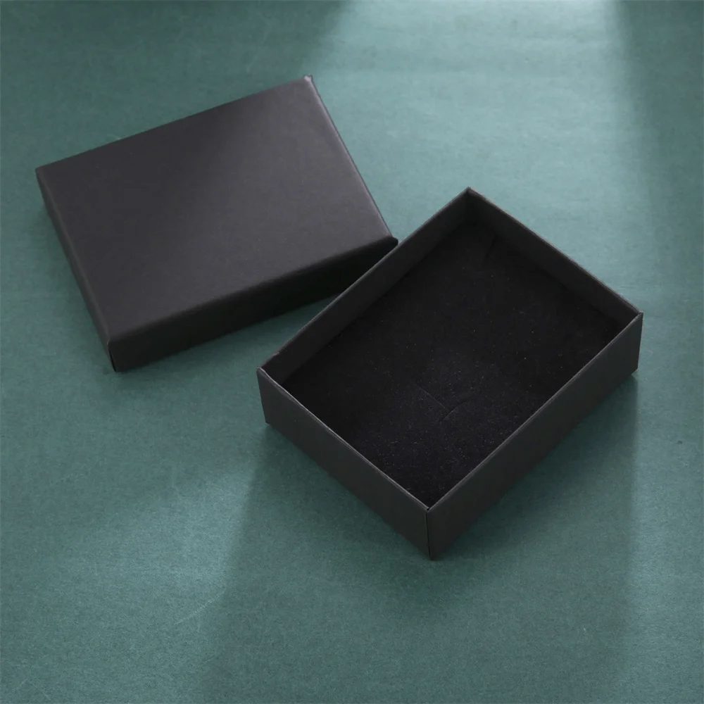 

Black Gift Box for Jewelry Velvet Bag For Ring Necklace Earring Bracelet Keychain Brooch etc Storage Wholesale