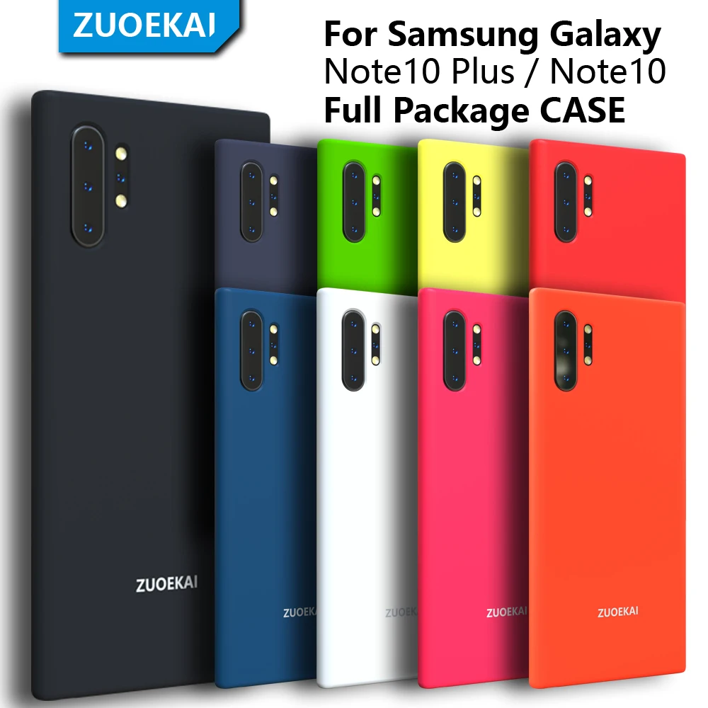 Zuoekai Originale Per Samsung Note 10 Plus Custodia Protettiva In Silicone Con Finitura Posteriore Custodia Samsung Galaxy Note 10 Plus Note10 Pro
