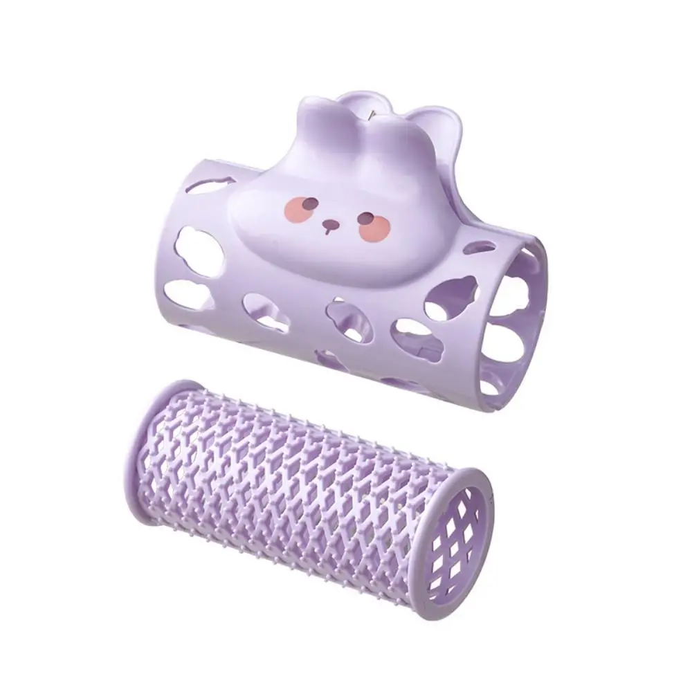 1/2Pairs Plastic Hair Roller for Bangs Fluffy Hair Plastic Material Air Bangs Curling Tube Self-adhesive DIY Styling