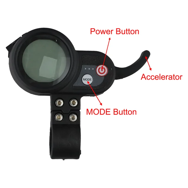 1pc Display 6 Pins 36V 48V 52V 60V LCD Display Throttle