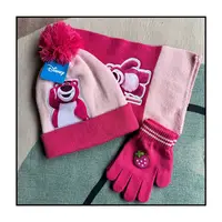 Autumn Winter Children Hat Classics Huggin' Bear Cartoon Scarf Hat Glove  Lotso Warm knitted hat Girl Cap Child Christmas Hat 4