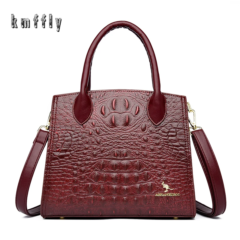 

2023 Luxury Handbags Women Bags Designer Crocodile Texture Gradient Retro Ladies Shoulder Bag Large Capacity Tote Bags for Women