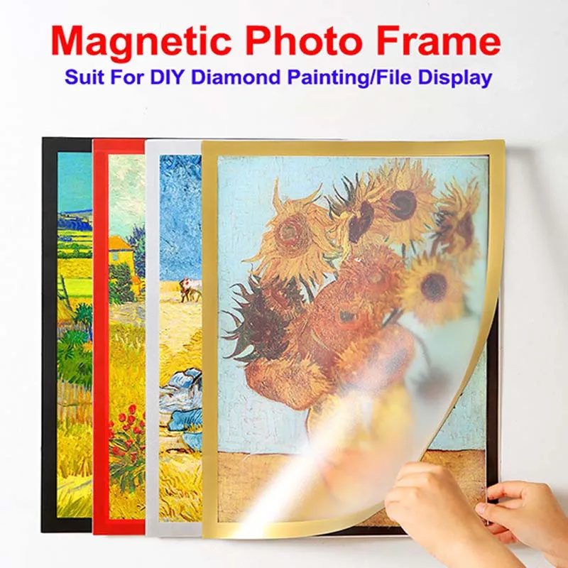 Magnetic Frames Diamond Paintings  Frames Diamond Painting Wall - A4/a3/8k  Diamond - Aliexpress