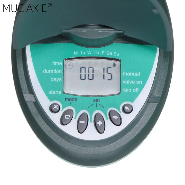 Outdoor Garden Irrigation Timer LCD Display Watering Controller Weekly Daily Programming Potted Plants Automatic  Sprinklers Too 4