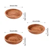 Round Rattan Fruit Bowls Natural Wicker Fruit Basket Boho Woven Storage Baskets Bread Tray for Kitchen Coffee Table Farmhouse 6