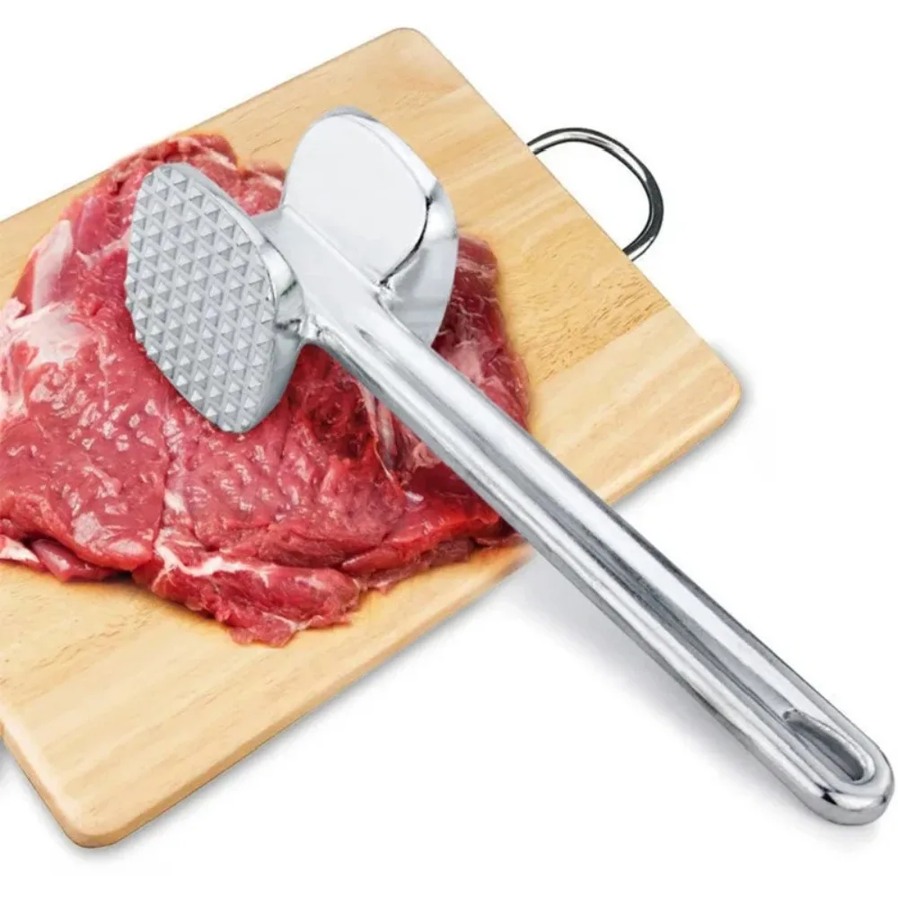 1Pcs Meat Tenderizer Hammer Kitchen Gadgets Multifunction Two Sides Loose Tenderizers Household Knock-sided Steak Pork Tools 1