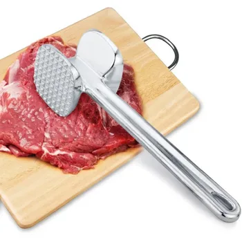 1Pcs Meat Tenderizer Hammer Kitchen Gadgets Multifunction Two Sides Loose Tenderizers Household Knock-sided Steak Pork Tools 1
