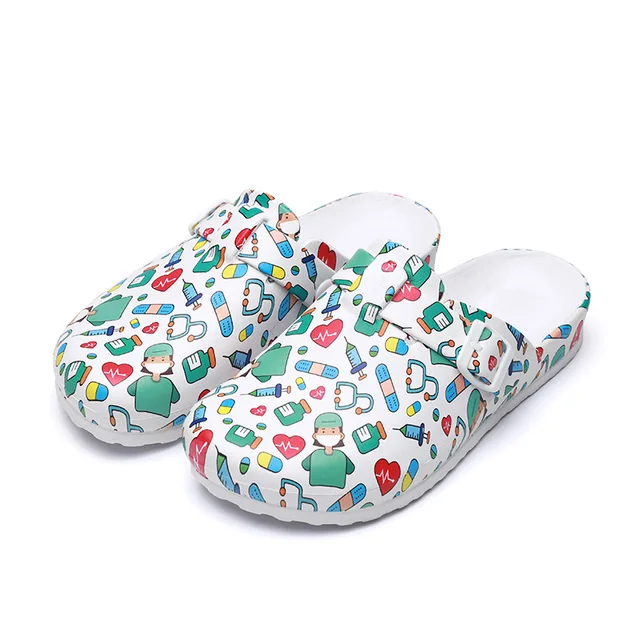 Medical shoes women nurse slippers EVA laboratory doctor clogs Non-slip Nurse Clogs Surgical Shoes dentist Work slippers 03