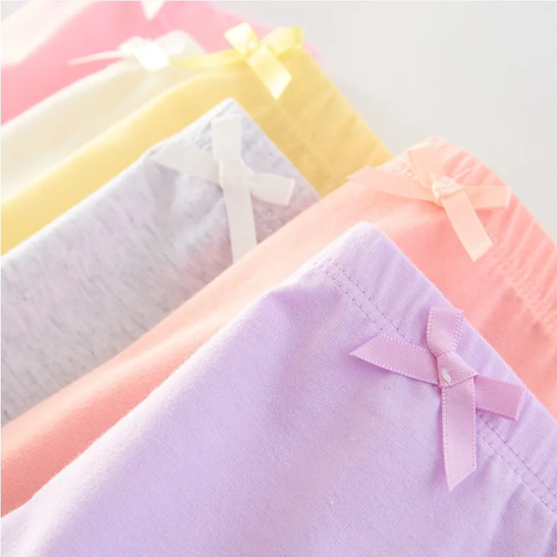 Children Girl Stretchy Safety Panties Kids Cotton Toddler Child Underwear For 3-12 Years cotton panties kids underwear
