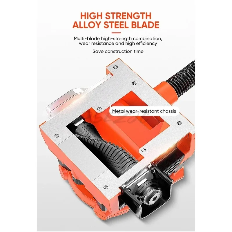 Electric Wall Scraper Putty Dust-free Grinding Tool for Renovating Old Walls No Dead Corners Wall Scraper Equipment 6