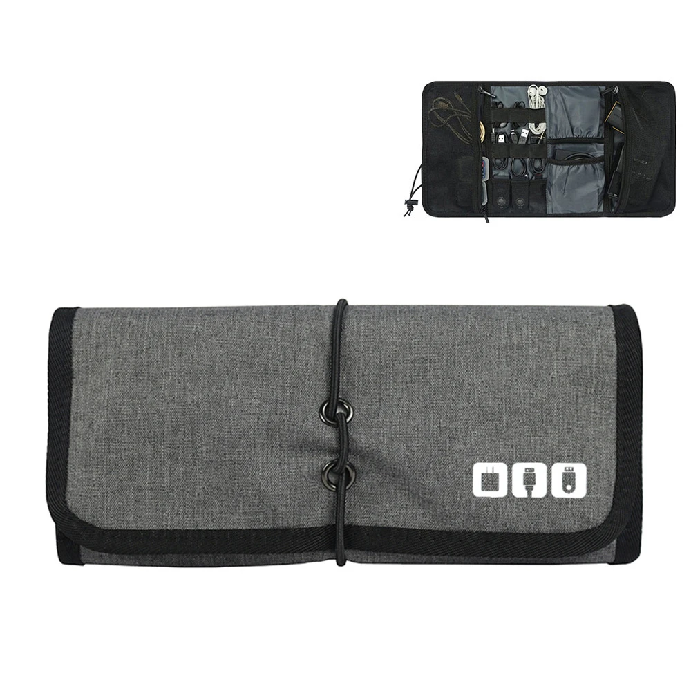 Large Capacity Digital Storage Bag Travel Equipment Storage Headphone Cable Mobile Phone Charger Folding And Organizing