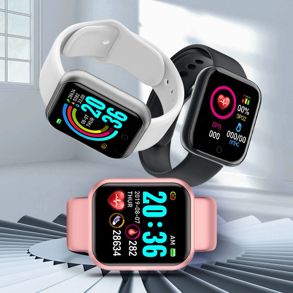 Reloj inteligente Y68 para hombre y mujer, pulsera de Fitness para Android,  reloj inteligente para hombre y mujer| | - AliExpress