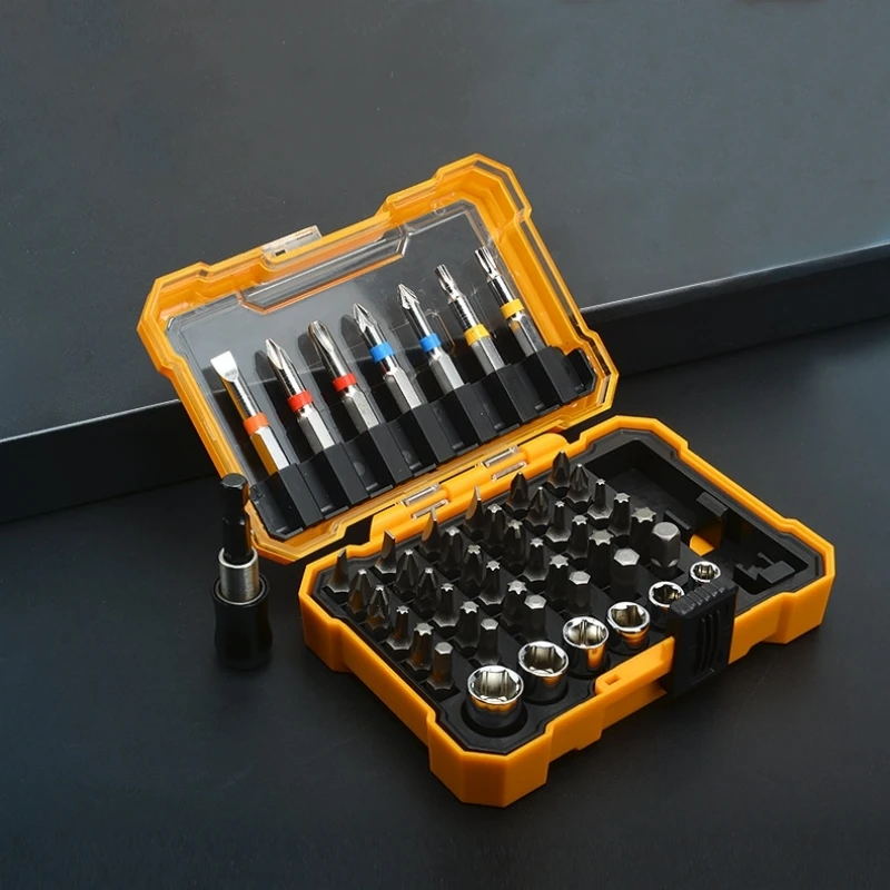 Portable multi-functional screwdriver set Ratchet screwdriver wrench combination 50PCS set Household appliance maintenance tool