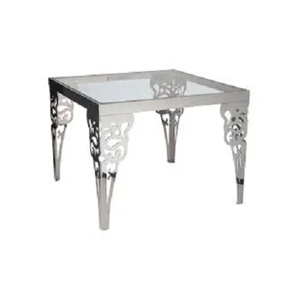 modern center table with iron legs high quality solid wood top hexagon shape coffee table acacia wood natural finish end