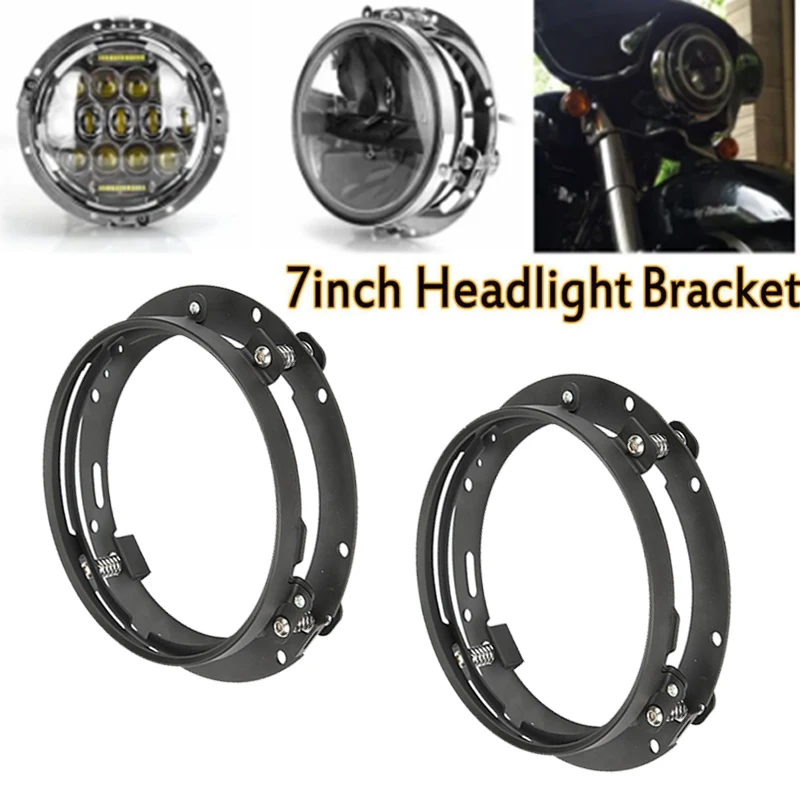 

1PC/2PCs Mounting Bracket for 7inch LED Headlight Round Ring for Headlight mount Lamp Holder For Jeep Wrangler JK TJ、