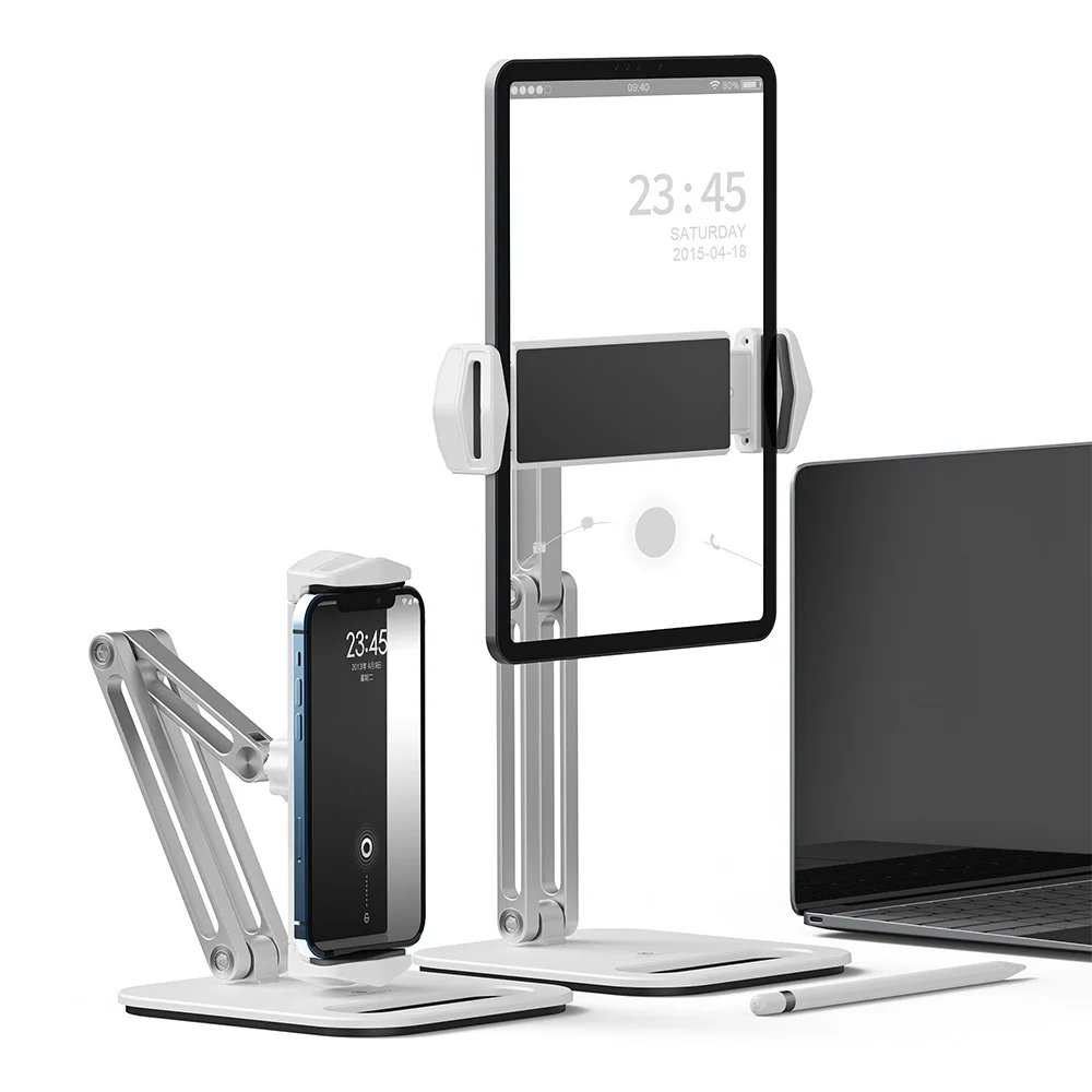 Aluminium clip holder for tablets
