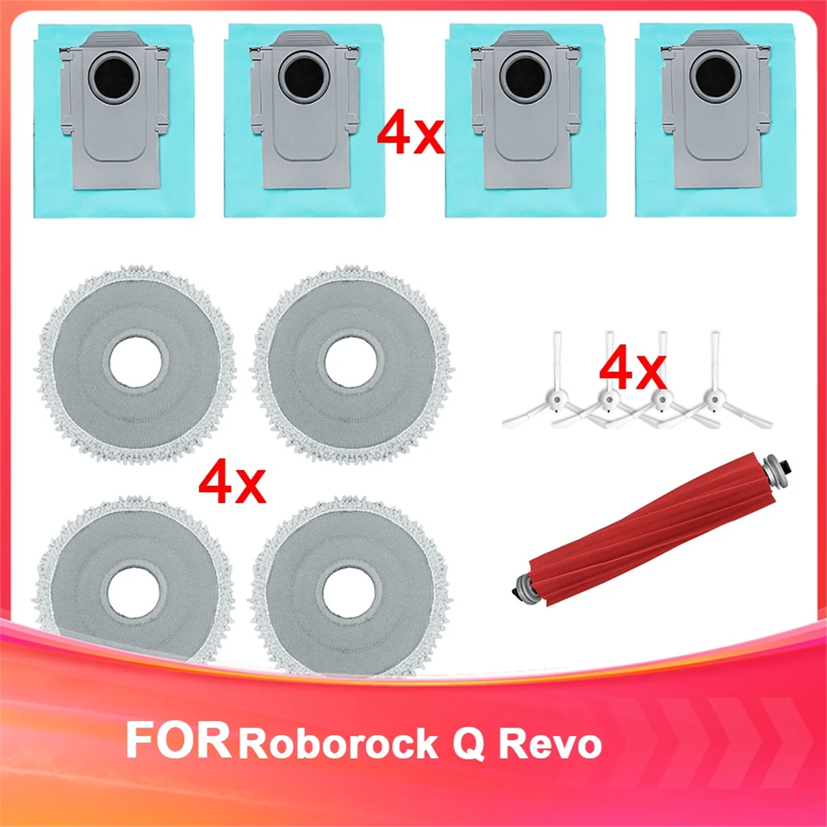 FZFZ For P10 Sweeping Robot Accessories Q Sweeping Robot Accessories Activated Carbon Dust Bag
