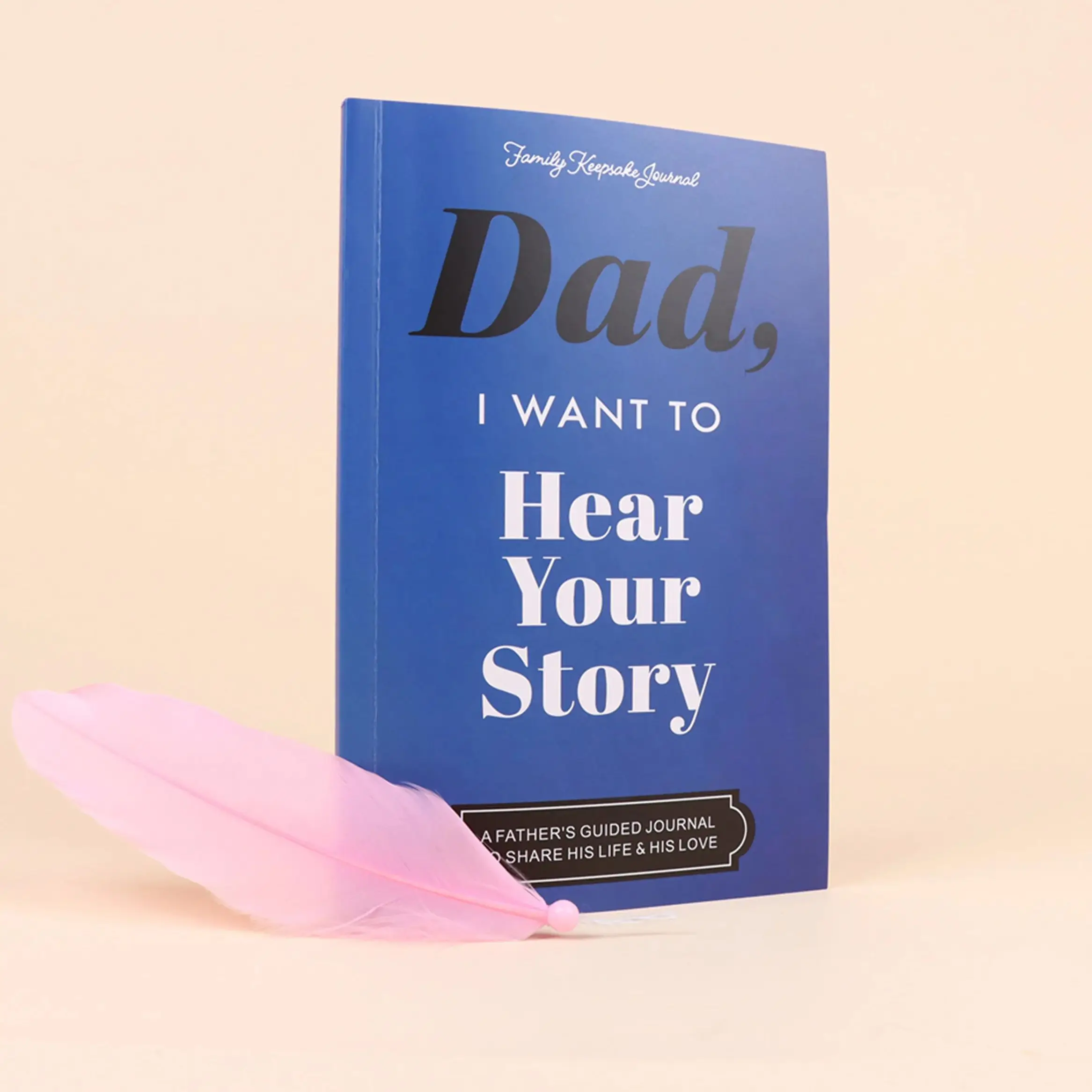 Father's Day Leather Gift Wrap Hardcover Gold Gilded Page Edge Guide Diary Notebook Diary Journal