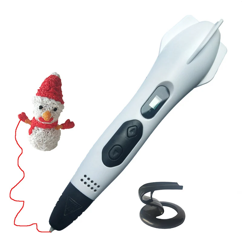 Luxmoc 3D Printing Pen Low Temperature DIY Doodle Painting Art 3d Pen Graffiti Models Toys 3D Drawing For Kids Gift