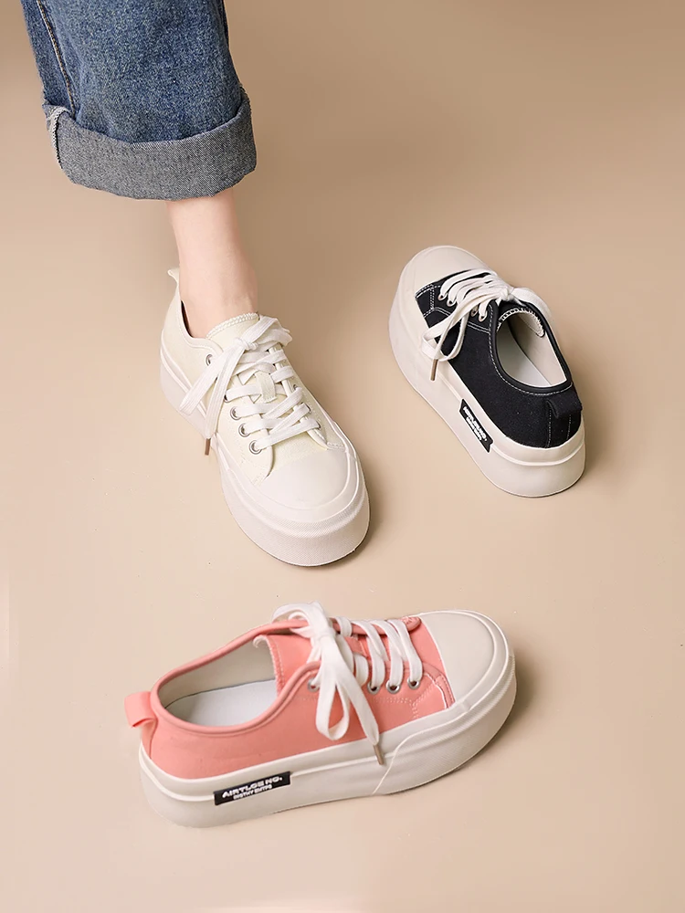 

Shallow Mouth Espadrille Shoes Female Footwear 2023 Fashion Women's All-Match Round Toe Clogs Platform Casual Sneaker Dress Summ