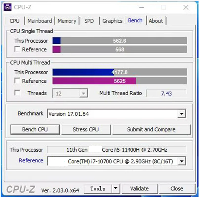 ERYING ̹ PC , º CPU i5-11400H i5-11400H SRKT1 (ES ), 2.7GHz, 6 ھ, 12 , HM570 Ĩ κ