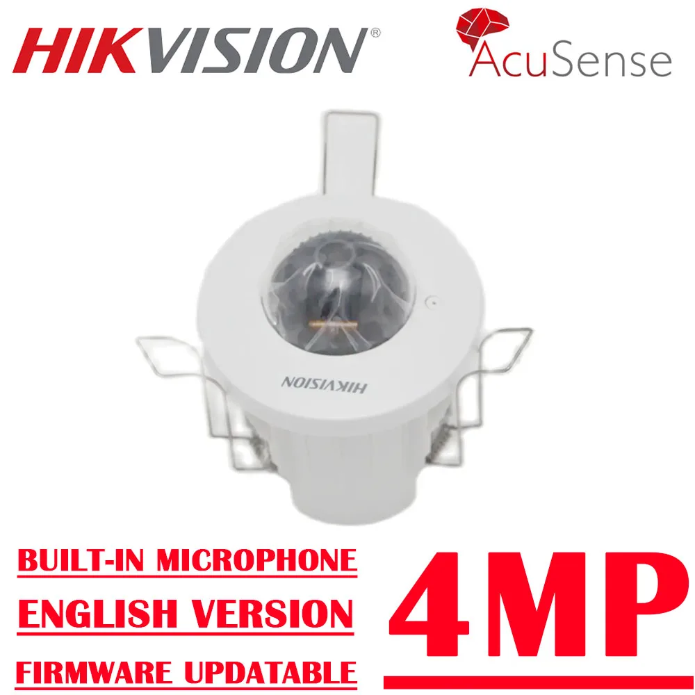 

Новый Hikvision DS-2CD2E43G2-U 4 МП POE AcuSense Встроенный микрофон фиксированная мини купольная сетевая IP-камера
