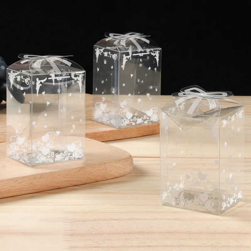 10Pcs Transparent PVC Packing Boxes with Paper Base, Clear Gift Packaging Containers fo... - SKU TPB01543 - UGI Packaging