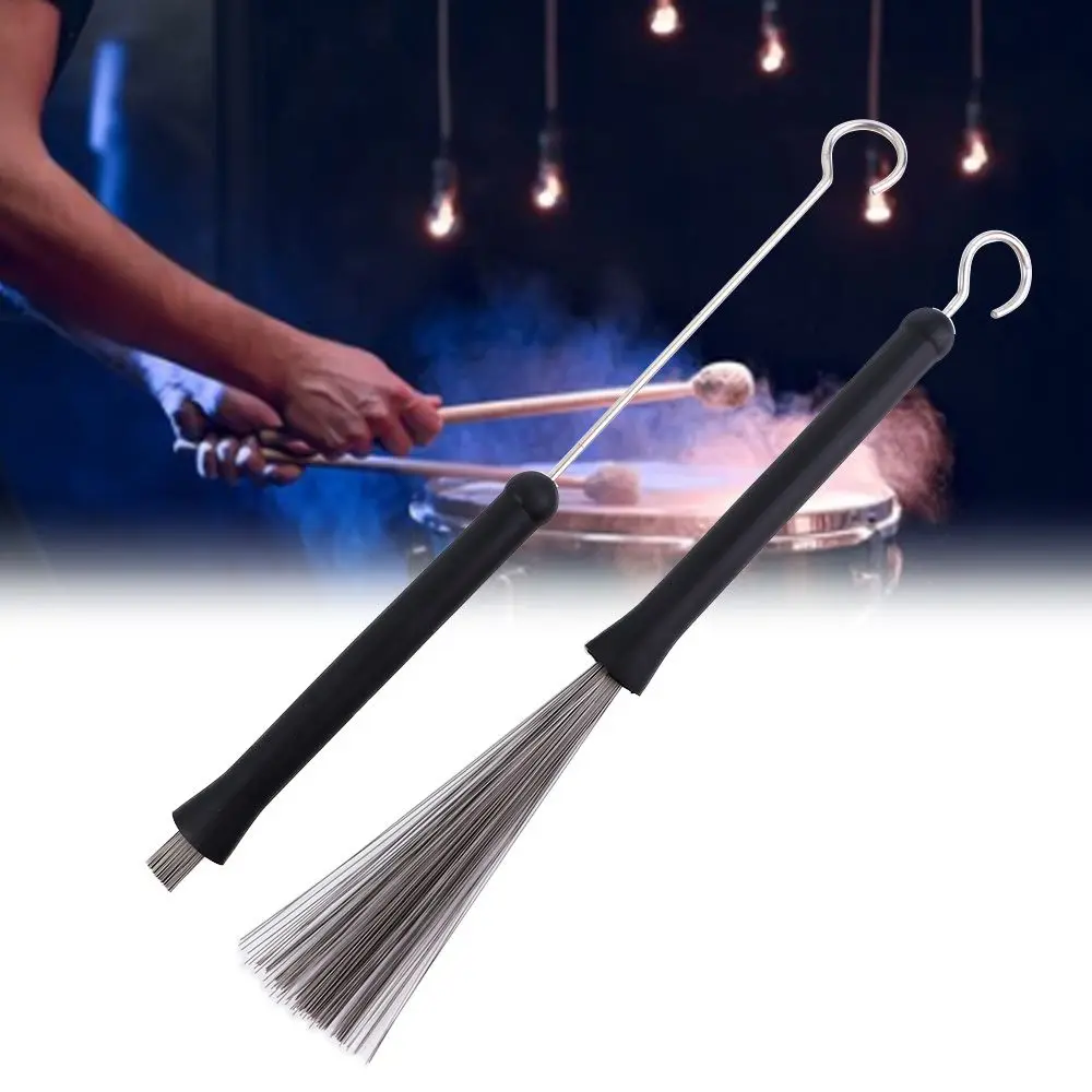 

Metal Wire Retractable Sticks Cleaning Tool Percussion Instruments Sticks Brush Drum Brushes Musical Cleaner Music Cleaning