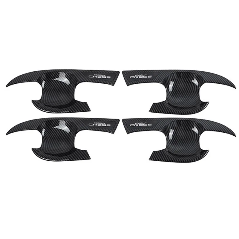 12 Pack Carbon Filber Style Door Handle And Bowl Cover Plate For TOYOTA CHR  C HR 2016 2021 High Quality Protective Cover Plate From Signal911, $42.22