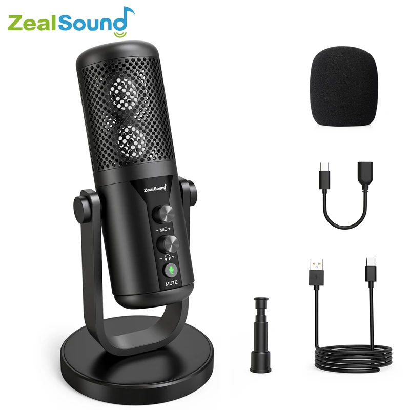 Zealsound Usb Microphone Condenser Mic Usb Microphone Professional