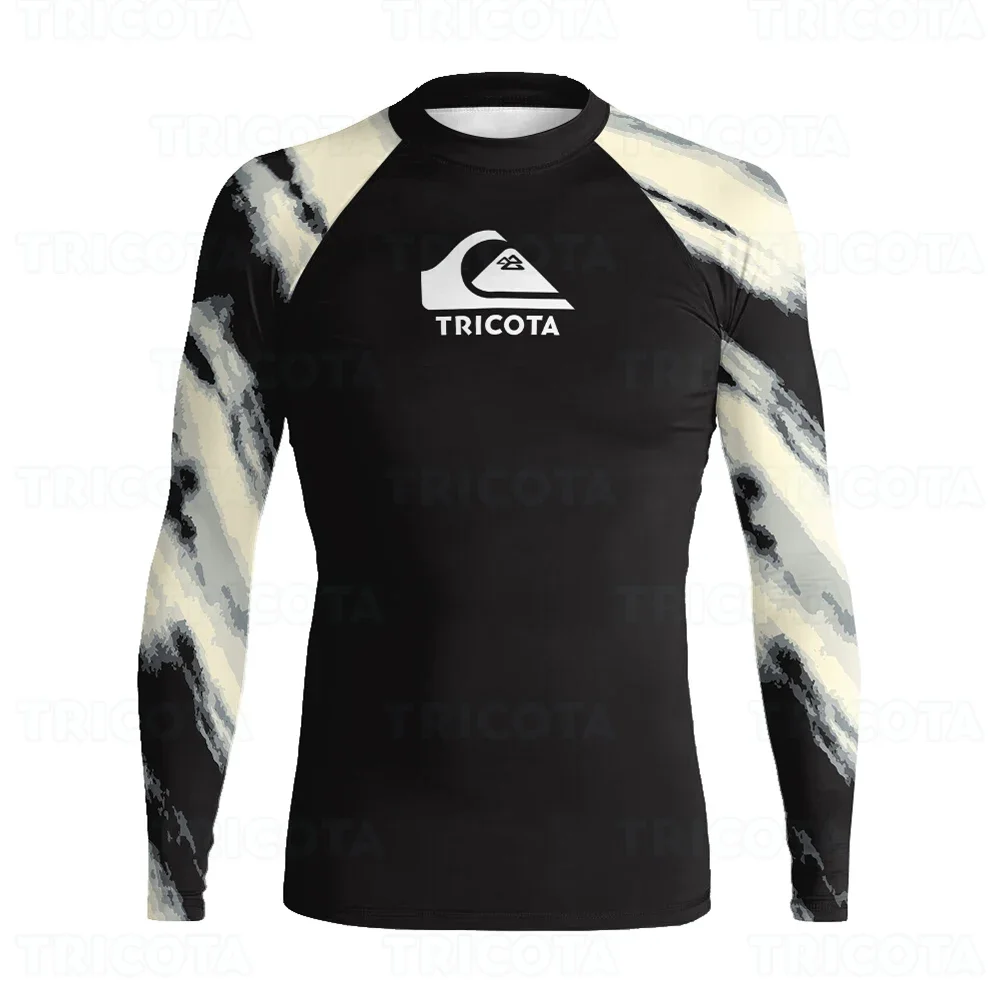 

Men's Surf Rash Guard Long Sleeve UPF 50+ Sun Protection Quick-Drying Surfing Shirt Sweatshirt Rashguard UV Protection Swimwear