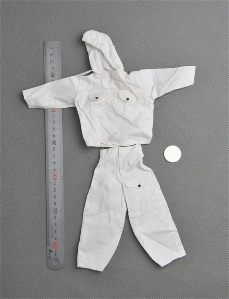 

EASY&SIMPLE ES 1/6 Soldier Operation Unit White Snow Mountain Dress Smock Model Fit 12" Doll Figure Scene Component