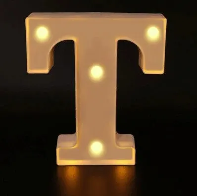 Illuminated LED Alphabet Letter Light - Stylish Decor