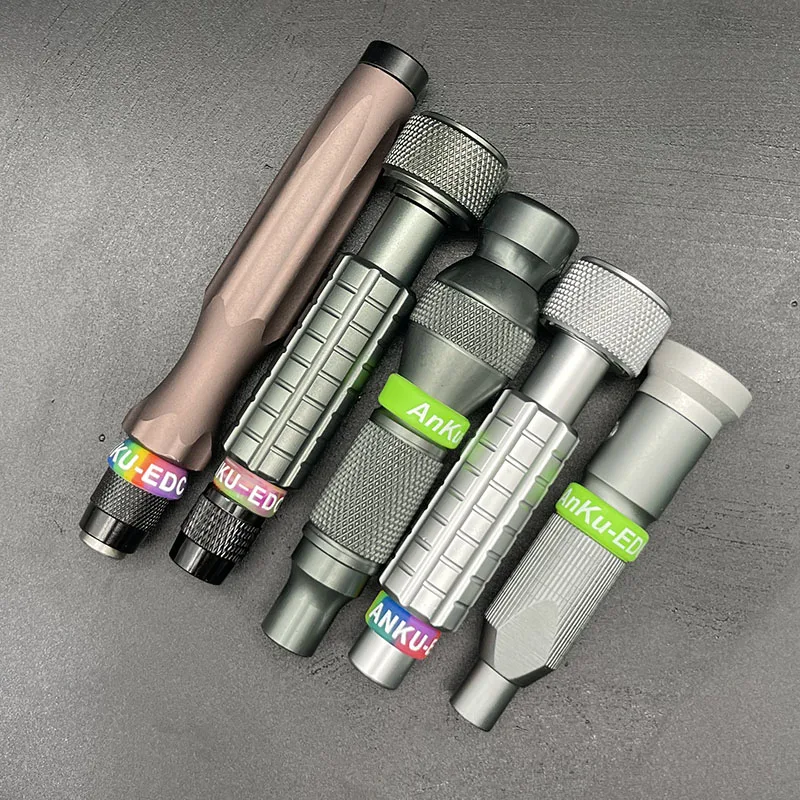 휴대용 다기능 마그네틱 자동 잠금 스크루 드라이버, 알루미늄 합금 미니 핸들, 6.35mm 육각 헤드에 적합, 1 개