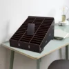 Mobile Phone Storage Box Wood Stand Desk Organizer Cell Holder Classroom Telephone Maple Staff Locker 5