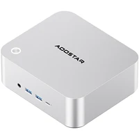 AOOSTAR MACO 6850H Mini PC, AMD Ryzen 7 Pro 6850H 8C16T, 24GB LPDDR5, HDMI+DP+USB4, WiFi 6, 2.5G LAN, for Windows