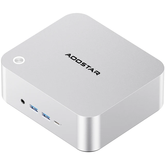 Mini PC AOOSTAR MACO AMD Ryzen 7 H255, 24 Go de RAM, 1 To SSD, Ordinateur de bureau pour jeux et bureautique, avec OCuLink et USB4, Prise en charge de la GPU externe, Ope 1