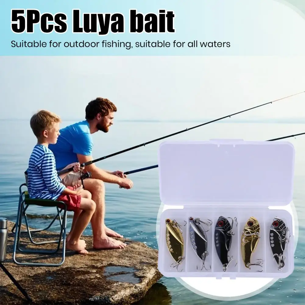 

5 шт., металлическая рыболовная приманка, 5,5 см/11 г