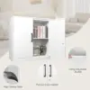 Wall Cabinet,Metal Storage Cabinet with Adjustable Shelf,Locking Wall Storage Cabinets,Steel Wall Mounted Cabinet for Hom 5