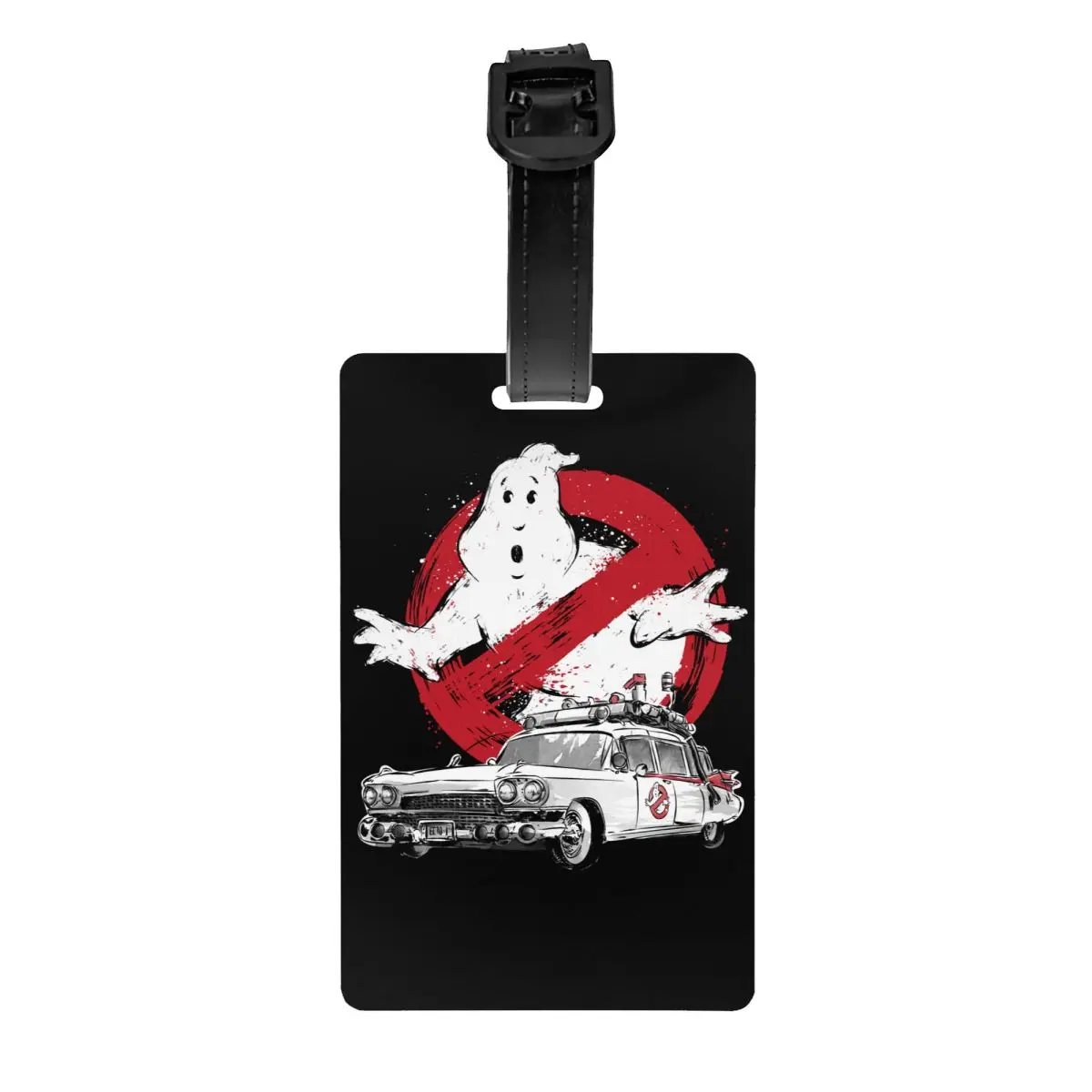 

Custom Ghostbusters Luggage Tag Privacy Protection Supernatural Ghost Movie Baggage Tags Travel Bag Labels Suitcase