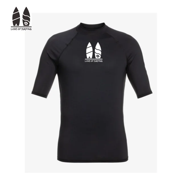 Mens Swimwear Surf Swimming T-shirt Swimsuit Beach Tight Rash Guard Summer Short Sleeve Surfing Diving Swimwear Rashguard men rashguard