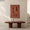 Sandstone Texture Wall Hanging Decorative Paintings Living Room Decoration Background Display Ornaments 3D Relief Wall Picture 3