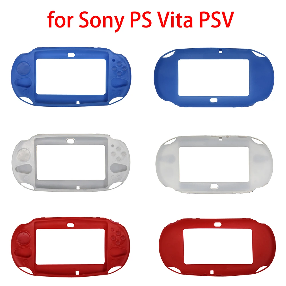 OSTENT Protective Soft Silicone Cover Pouch Skin Case for Sony PS Vita PSV PCH-2000 Console Anti-scratch Protection Shell
