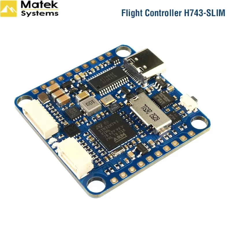Matek H743 SLIM V3 STM32H743VIT6 BEC ICM20602 Baro Blackbox 2-8S F7 Flight Controller 30.5x30.5mm for FPV DJI Drone RC Model